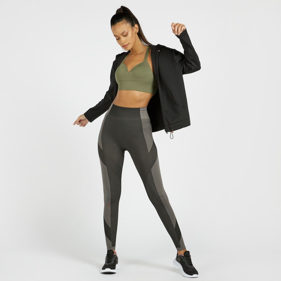 Women MAX Activewear  Colourblock Slim Fit High-Rise Leggings With  Elasticated Waistband ~ Seanclothes
